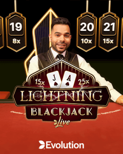 Lightning Blackjack logo review