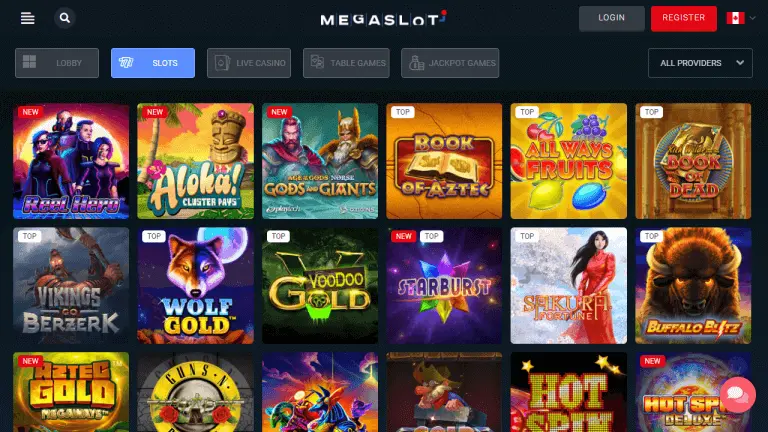 Megaslot Casino Screenshot 2