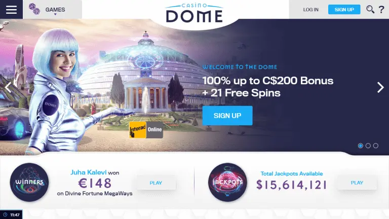Casino Dome Screenshot 1