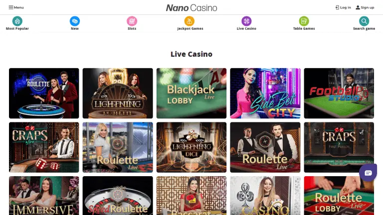 Nano Casino Screenshot 3
