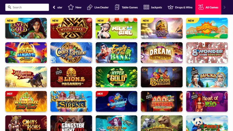 VegasKings Casino Screenshot 2