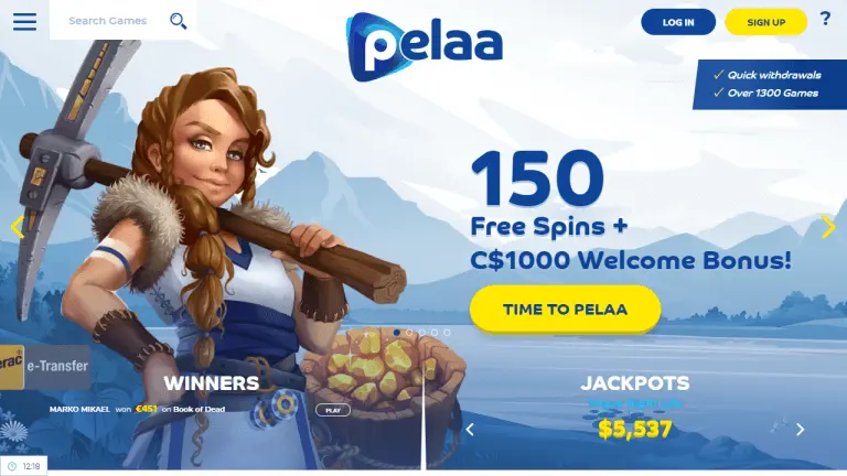 Pelaa Casino Screenshot 1