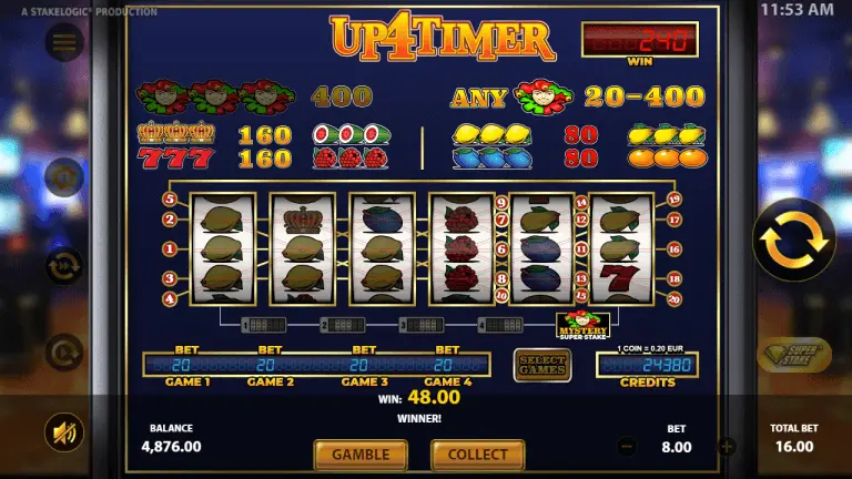 Up4Timer Free Spins
