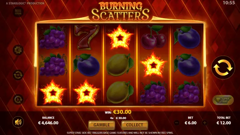 Burning Scatters Free Spins