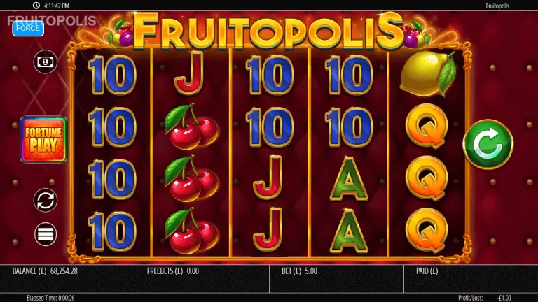 Fruitopolis Fortune Play Review